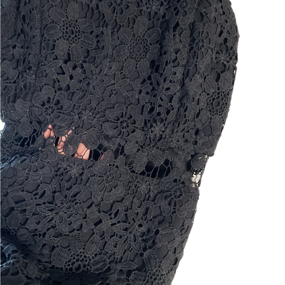 BLACK LACE DRESS - Picture 3 of 5